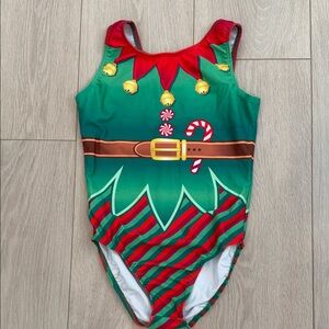 Destira Festive Elf-Themed Swimsuit child large